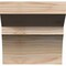 Ekena Millwork Monterey Rough Sawn Rafter Tail, Douglas Fir, 6"W x 6"H x 12"L RFT06X06X12MON00RDF - alternate 2
